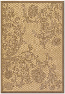 Recife Rose Lattice 1522/0712 Natural/Cocoa Rug Thumbnail Image