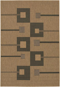 Recife Pathway 1546/0122 Natural/Black Rug Thumbnail Image