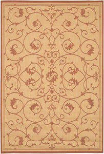 Recife Veranda 1583/1112 Natural/Terracot Rug Thumbnail Image