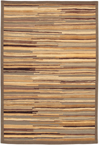 Name:Silken Treasures Tranquility 1850/0035 Earthtones Tibetan Rug, Item id:1710_18500035 (Medium Image)