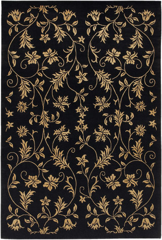 Name:Silken Treasures Elysium 1850/0181 Midnight Tibetan Rug, Item id:1710_18500181 (Medium Image)