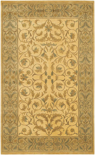 Name:Silken Treasures Ambrosia 1850/0300 Berber Ivory Tibetan Rug, Item id:1710_18500300 (Medium Image)