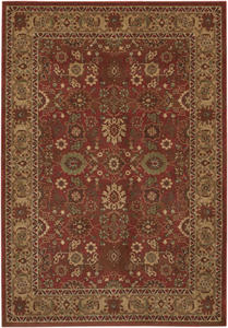 Pera A/O Mashhad 2072/0005 Crimson/Fawn Rug Thumbnail Image