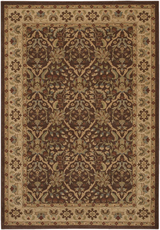 Name:Pera Birjand 2077/0156 Chocolate/Latte Rug, Item id:1710_20770156 (Medium Image)