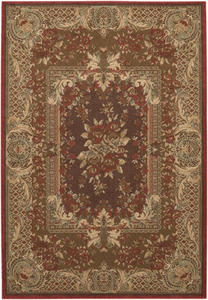 Pera Mohul Bouquet 2078/0171 Chocolate/Sage Rug Thumbnail Image