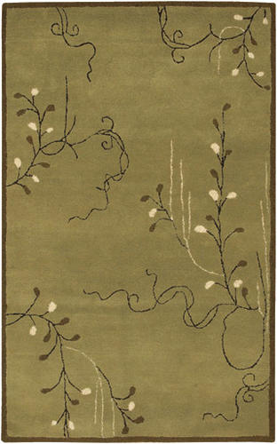 Name:Super Indo Colors Vertigo 2150/0102 Sage Rug, Item id:1710_21500102 (Medium Image)