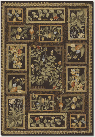 Name:Covington Orchard View 2185/5112 Chocolate/Multi Rug, Item id:1710_21855112 (Medium Image)