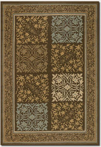 Covington Floral Paisley 2196/1096 Neutrals/Blue Rug Thumbnail Image