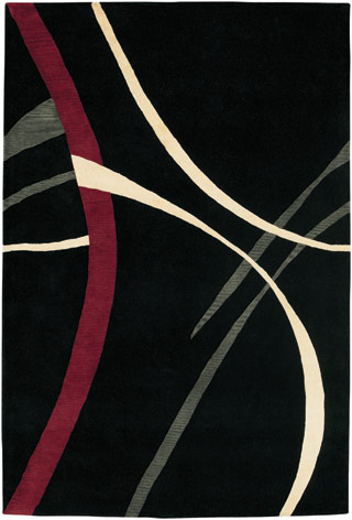 Name:Soho Stigments 2280/0004 Black Rug, Item id:1710_22800004 (Medium Image)