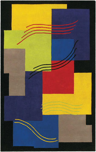 Name:Soho Percussion 2283/1773 Black Rug, Item id:1710_22831773 (Medium Image)
