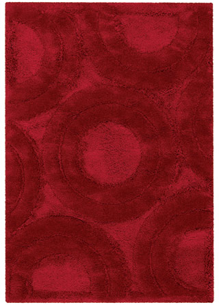 Name:Focal Point Erosion 2636/6080 Red Shag Rug, Item id:1710_26366080 (Medium Image)
