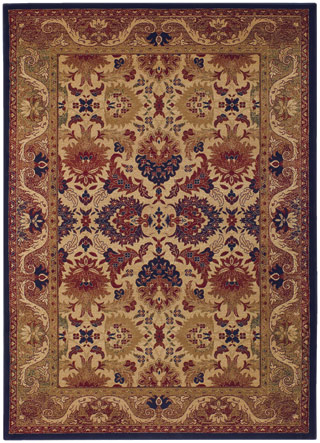 Name:Anatolia Royal Plume 2715/0705 Navy/Port Wine Rug, Item id:1710_27150705 (Medium Image)