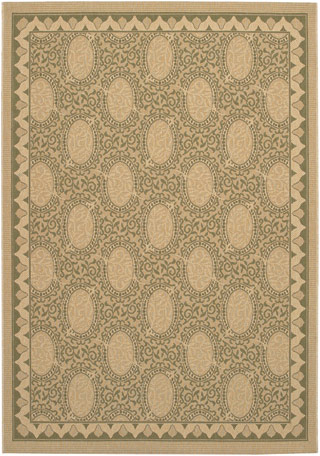 Name:Five Seasons Charleston 3071/0114 Cream/Green Rug, Item id:1710_30710114 (Medium Image)
