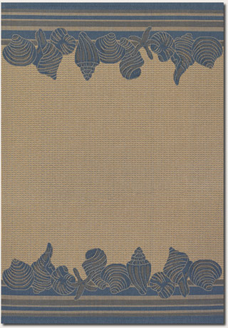 Name:Five Seasons Shoreline 3080/6813 Cream/Blue Rug, Item id:1710_30806813 (Medium Image)
