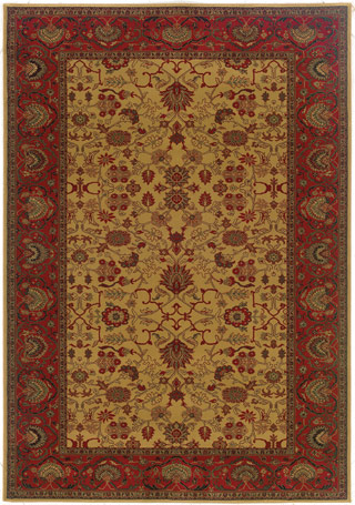 Name:Everest Tabriz 3773/4874 Harvest Gold Rug, Item id:1710_37734874 (Medium Image)