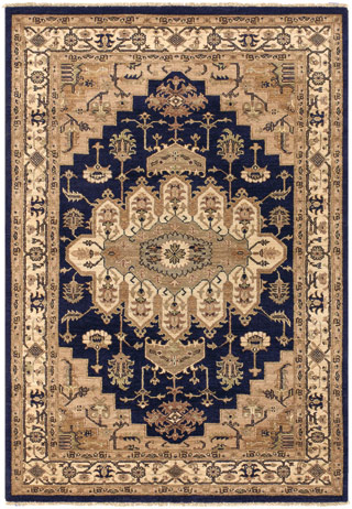 Name:Chobi Heriz 4434/0018 Camel/Sapphire Rug, Item id:1710_44340018 (Medium Image)