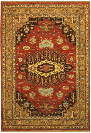 Name:Chobi Heriz 4434/3444 Rust/Brown Rug, Item id:1710_44343444 (Medium Image)