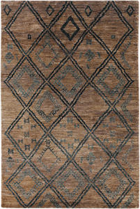 Organique Folklore 4549/0200 Straw/Black Rug Thumbnail Image