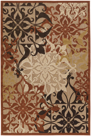Name:Urbane Gatesby 5714/0136 Tan/Terra Cotta Rug, Item id:1710_57140136 (Medium Image)