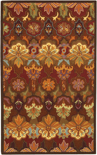 Name:Applique Orange Blossom 6073/0611 Multi Rug, Item id:1710_60730611 (Medium Image)