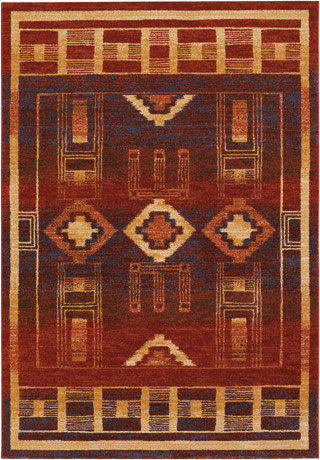 Name:Arrowhead Lodge Sioux Ridge 6515/4039 Adobe/Multi Rug, Item id:1710_65154039 (Medium Image)
