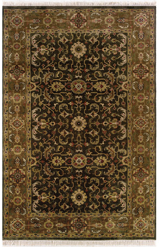 Name:Shiraz Perepedil Kuba 7045/0205 Deep Olive Rug, Item id:1710_70450205 (Medium Image)