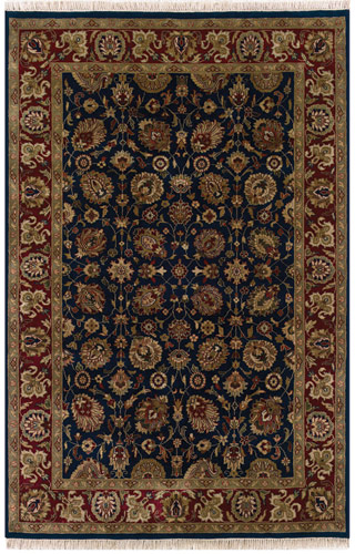 Name:Shiraz A/O Floral 7045/0809 Midnight Blue Rug, Item id:1710_70450809 (Medium Image)