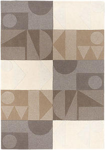 Zen Garden Geogram 7331/1151 Neutrals Shag Rug Thumbnail Image