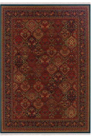 Name:Taj Mahal Panel Kerman 7357/1872 Rose Scarlet Rug, Item id:1710_73571872 (Medium Image)