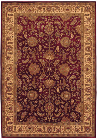 Name:Orissa Antiq Ispaghan 8001/1119 Burgundy/Camel Rug, Item id:1710_80011119 (Medium Image)
