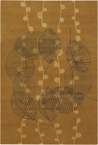 Name:Impressions Tea Leaf 8090/0125 Honey Gold Rug, Item id:1710_80900125 (Medium Image)