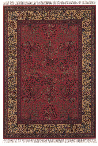Name:Gem Tree Of Life 8572/1872 Bordeaux Rug, Item id:1710_85721872 (Medium Image)