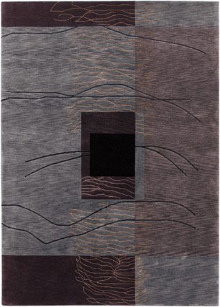 Name:Pokhara Grotto 9377/0744 Grey Tibetan Rug, Item id:1710_93770744 (Medium Image)