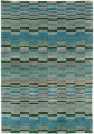 Name:Pokhara Reflections 9565/9817 Princess Blue Tibetan Rug, Item id:1710_95659817 (Medium Image)