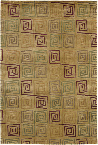 Name:Pokhara Serpentine 9950/0145 Gold Dust Tibetan Rug, Item id:1710_99500145 (Medium Image)