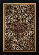 Black Leopard Rug Thumbnail Image