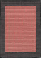Checkered Field Terra-Cotta--Black