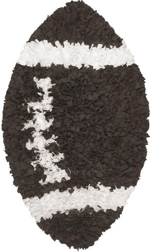 Name:Kids 02250 Shaggy Raggy Football Rug, Item id:1810_02250 (Medium Image)