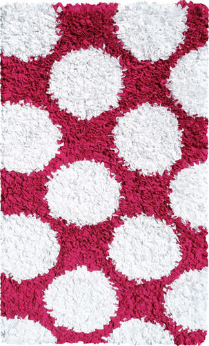 Name:Kids 02266 Polkamania Raspberry/White Rug, Item id:1810_02266 (Medium Image)