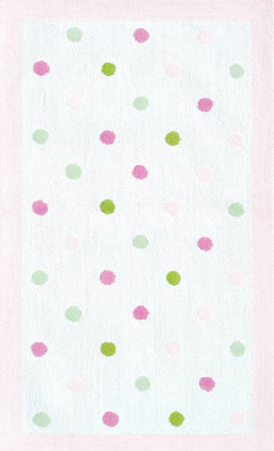 Name:Kids 11764 Dots Pink Rug, Item id:1810_11764 (Medium Image)