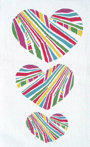 Name:Kids 11778 Sparkle Hearts Rug, Item id:1810_11778 (Medium Image)
