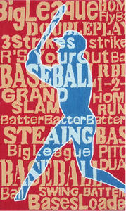 Kids 11787 Batter Up! Rug Thumbnail Image