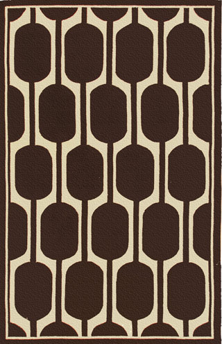 Name:Resort 25207 Geo Brown Rug, Item id:1810_25207 (Medium Image)