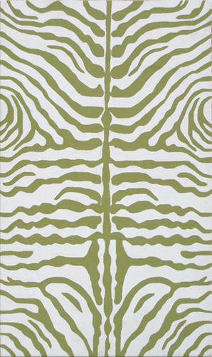 Name:Resort 25221 Zebra Green Rug, Item id:1810_25221 (Medium Image)