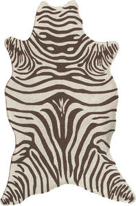 Resort 25255 Zebra Brown Shaped Rug Thumbnail Image