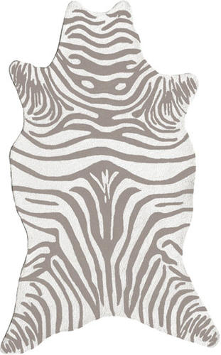 Name:Resort 25258 Zebra Grey Shaped Rug, Item id:1810_25258 (Medium Image)