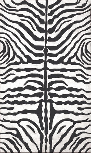 Name:Resort 25267 Zebra Black Rug, Item id:1810_25267 (Medium Image)