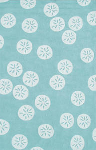 Resort 25351 Sand Dollar Blue Rug Thumbnail Image