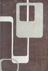 Ecconox 72422 Retro Brown Rug Thumbnail Image