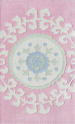 Name:Kids 74043 Suzani Pink Rug, Item id:1810_74043 (Medium Image)